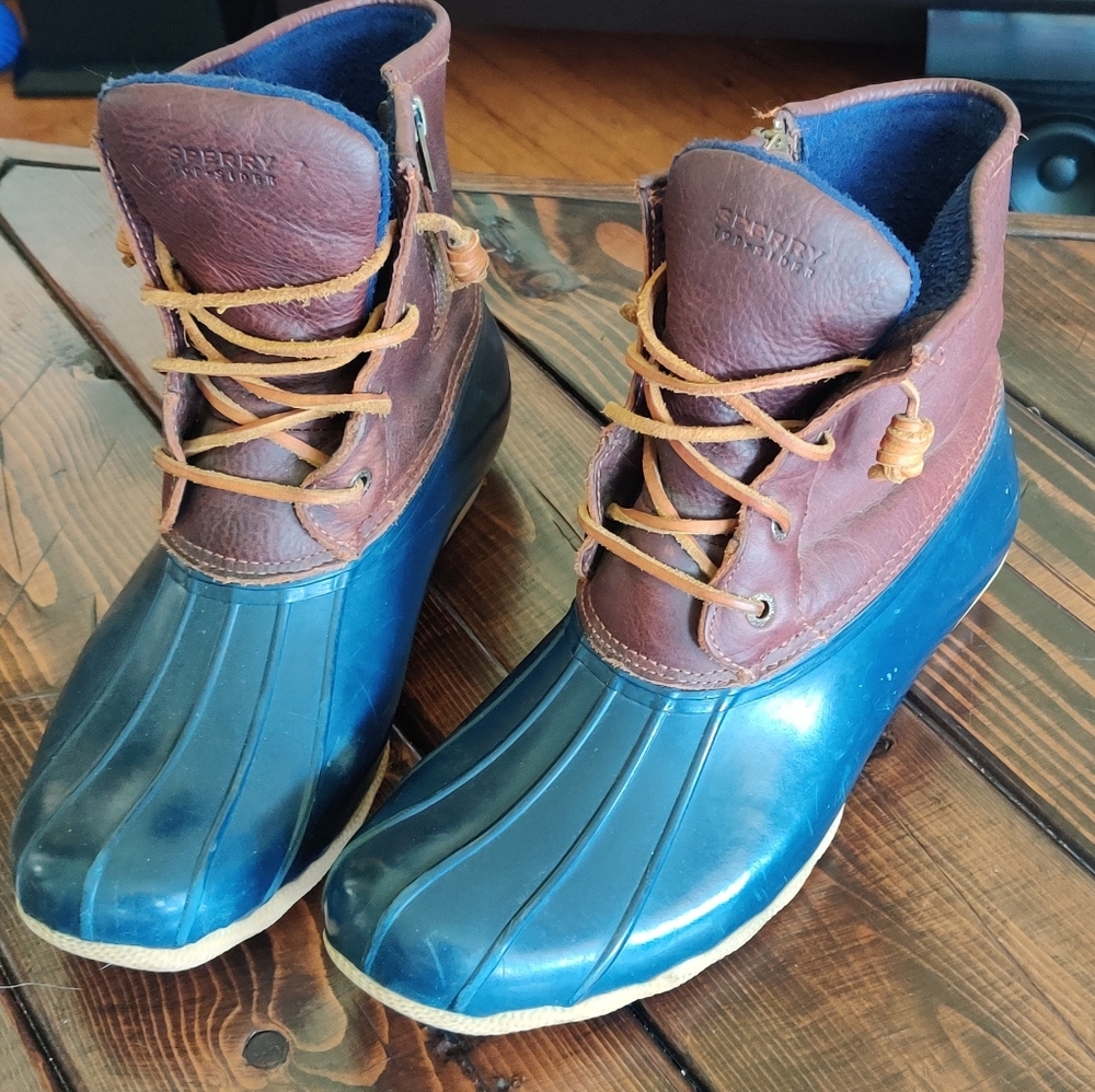 Sperry Topsider Duck Boots Size 10